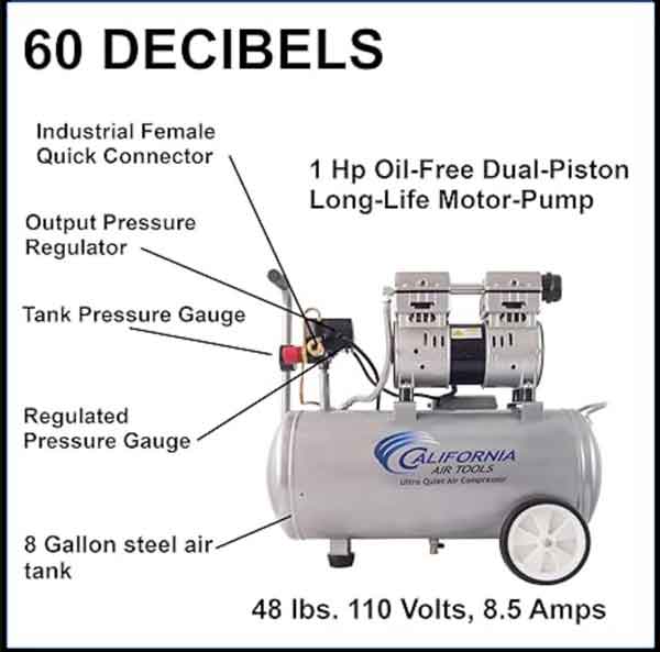 California Steel Tank Compressor